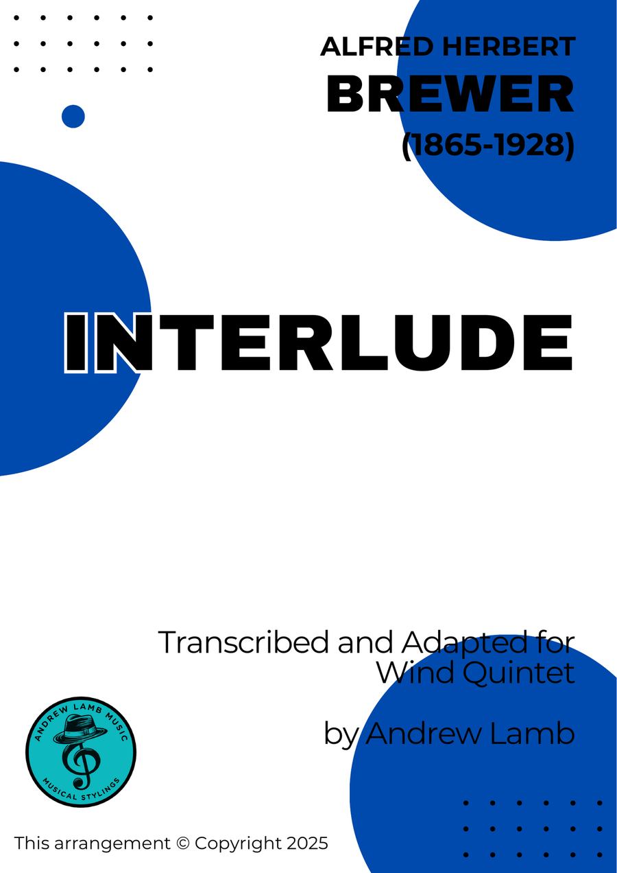 Alfred Herbert BREWER | Interlude | for Wind Quintet Woodwind Quintet scores gallery preview page 1
