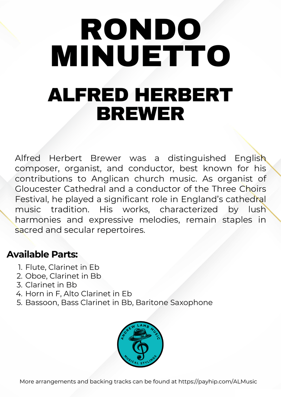 Alfred Herbert BREWER | Interlude | for Wind Quintet Woodwind Quintet scores gallery preview page 3