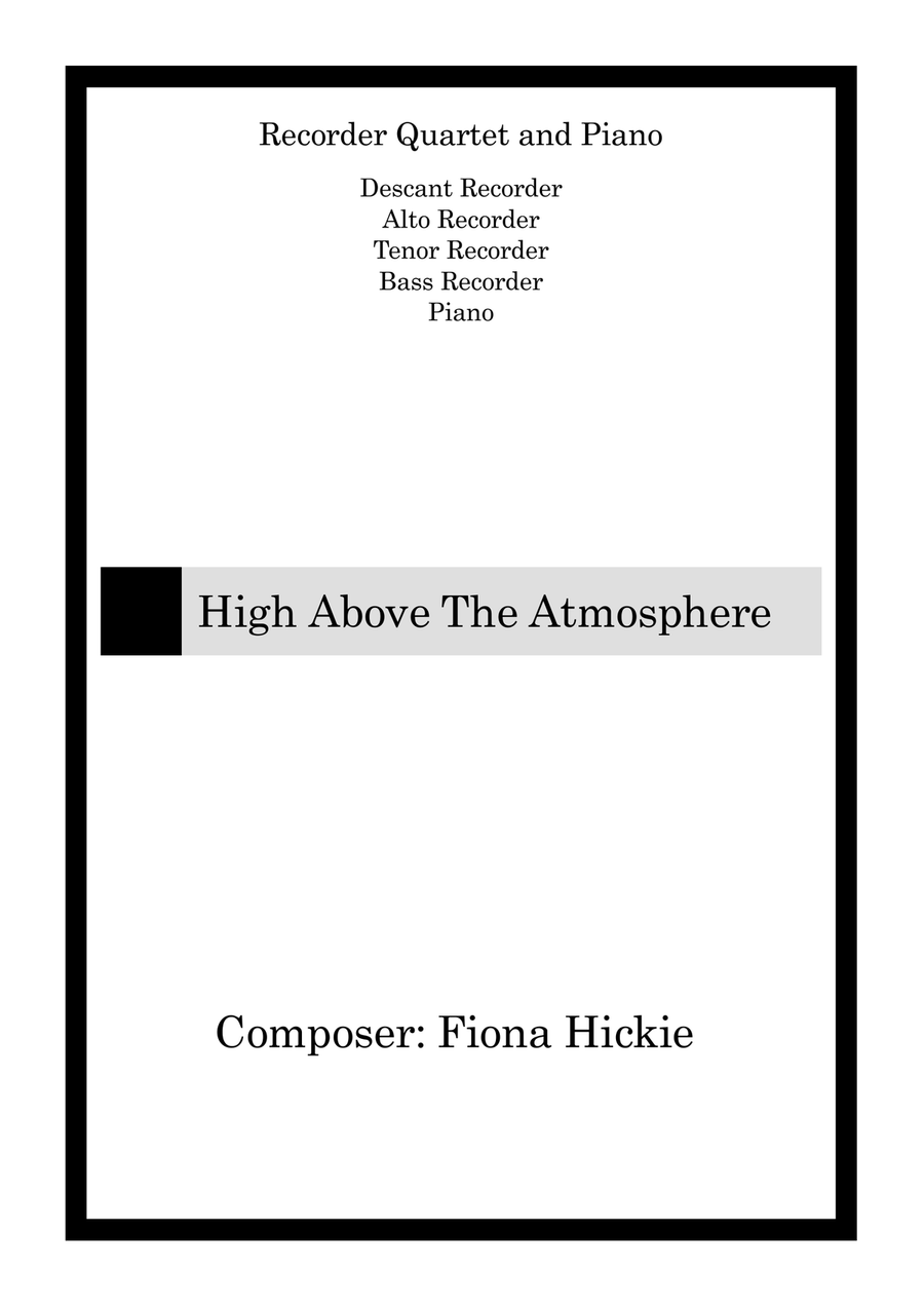 High Above the Atmosphere Soprano Recorder scores gallery preview page 1