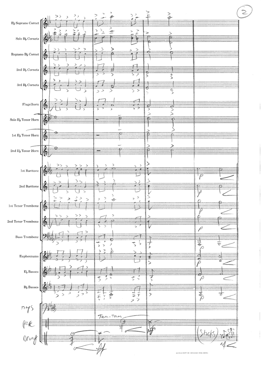 Sweet Caroline Brass Band scores gallery preview page 3