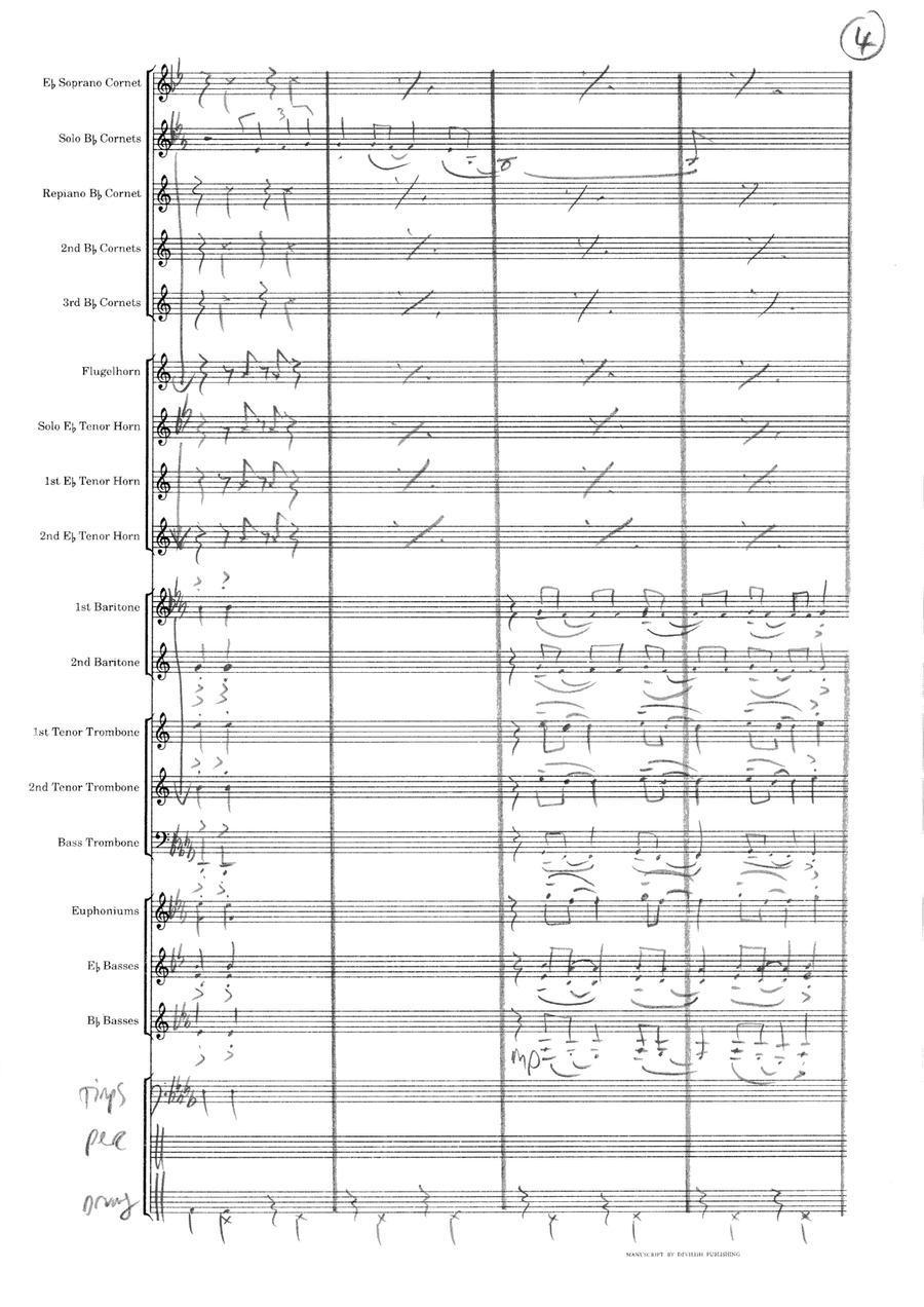 Sweet Caroline Brass Band scores gallery preview page 5