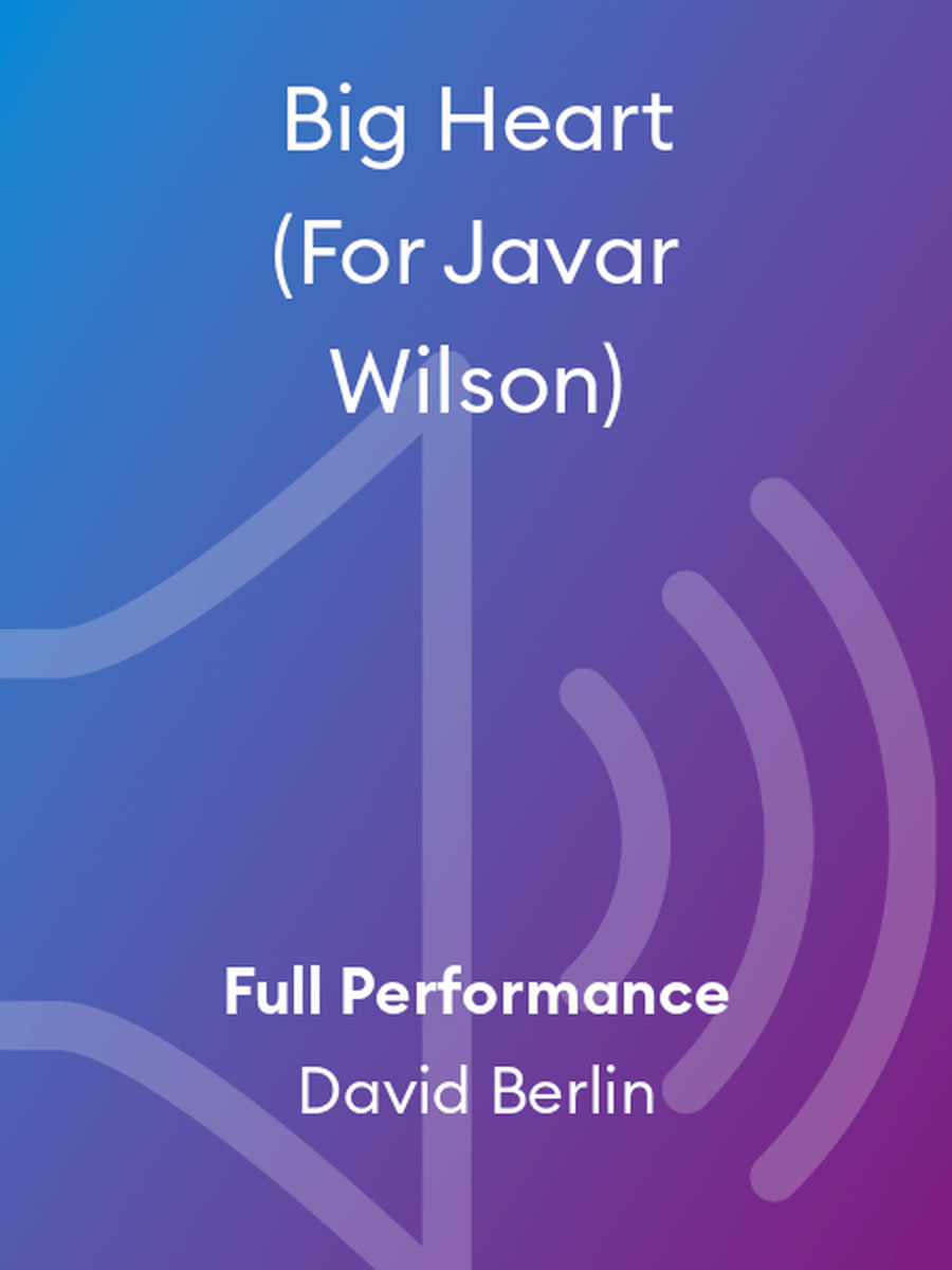 Big Heart (For Javar Wilson) Harp scores gallery preview page 1