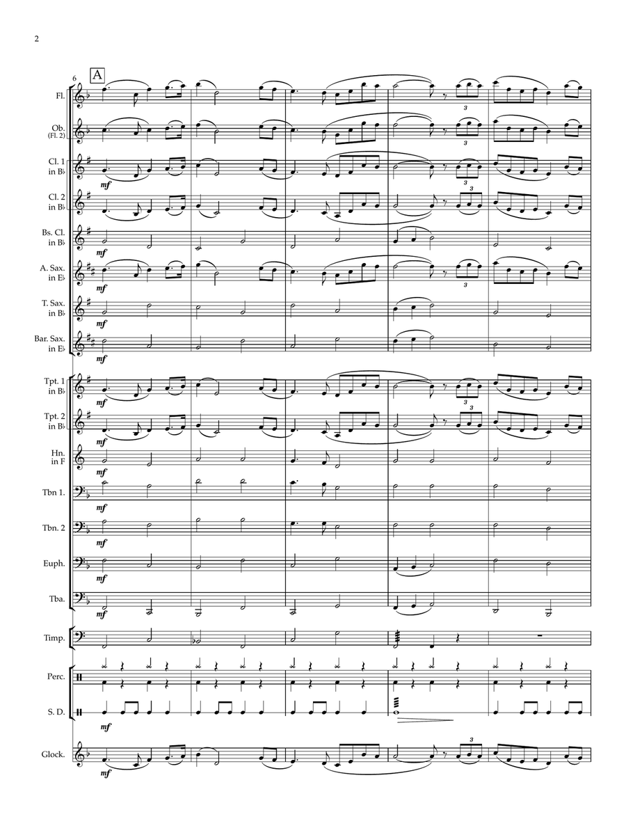 Resolute and Responsible Resolute and Responsible Concert Band scores gallery preview page 2