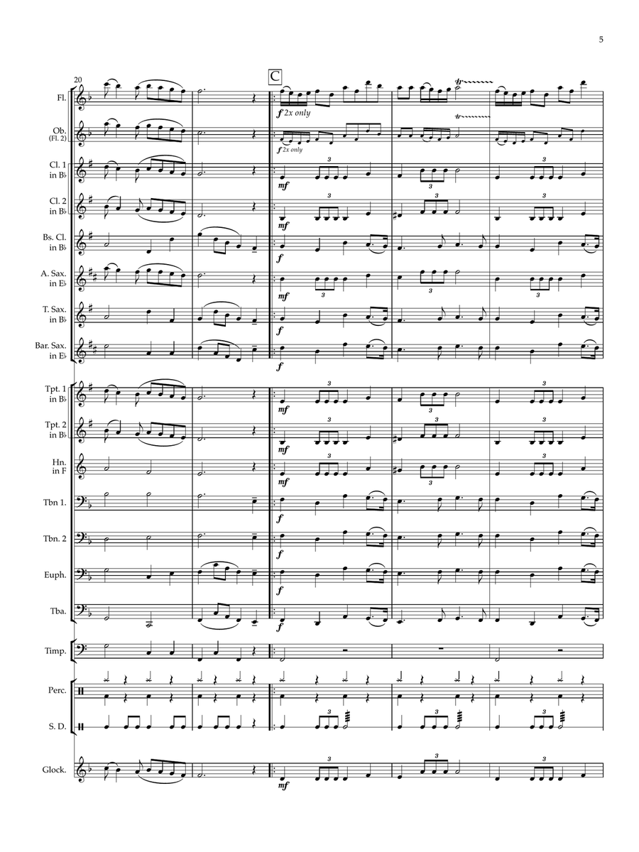 Resolute and Responsible Resolute and Responsible Concert Band scores gallery preview page 5