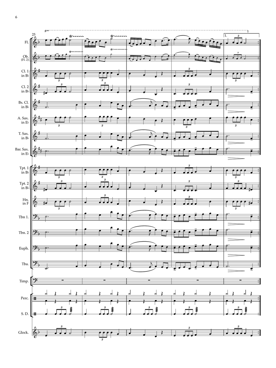 Resolute and Responsible Resolute and Responsible Concert Band scores gallery preview page 6