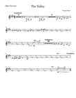 The Valley - Bass Clarinet Sheet Music