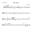 The Valley - Bb Clarinet Sheet Music