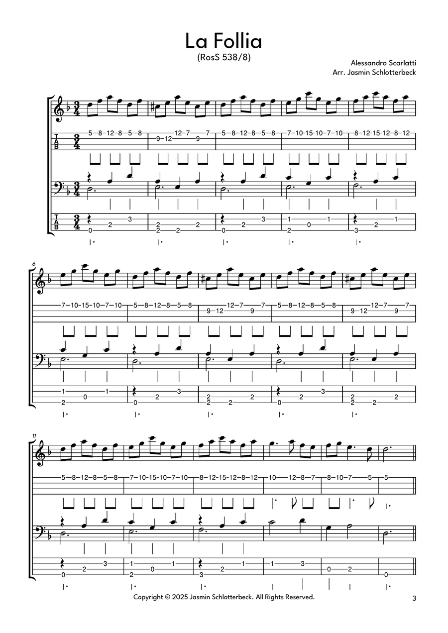 La Follia La Follia Brass Duet scores gallery preview page 3