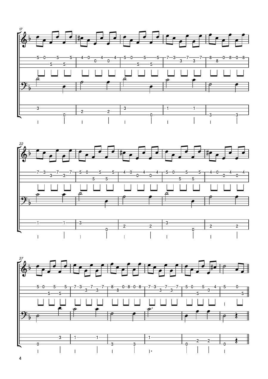 La Follia La Follia Brass Duet scores gallery preview page 4