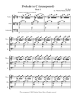 Prelude in C (transposed) from the Well-tempered Clavier Book 1