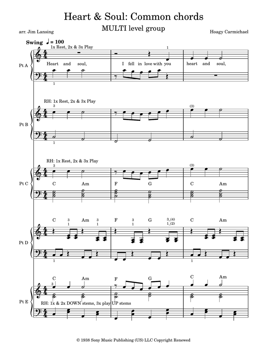 Heart And Soul Small Ensemble scores gallery preview page 2