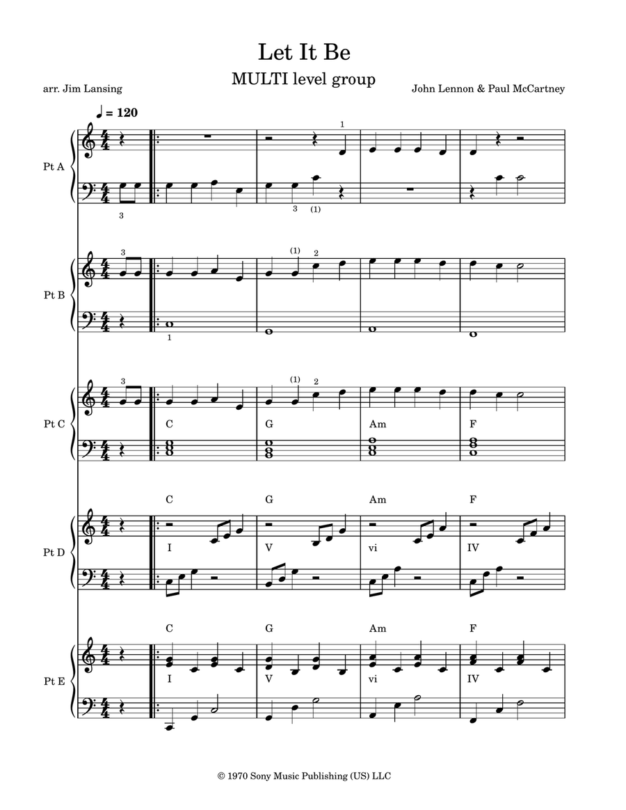 Let It Be Small Ensemble scores gallery preview page 2
