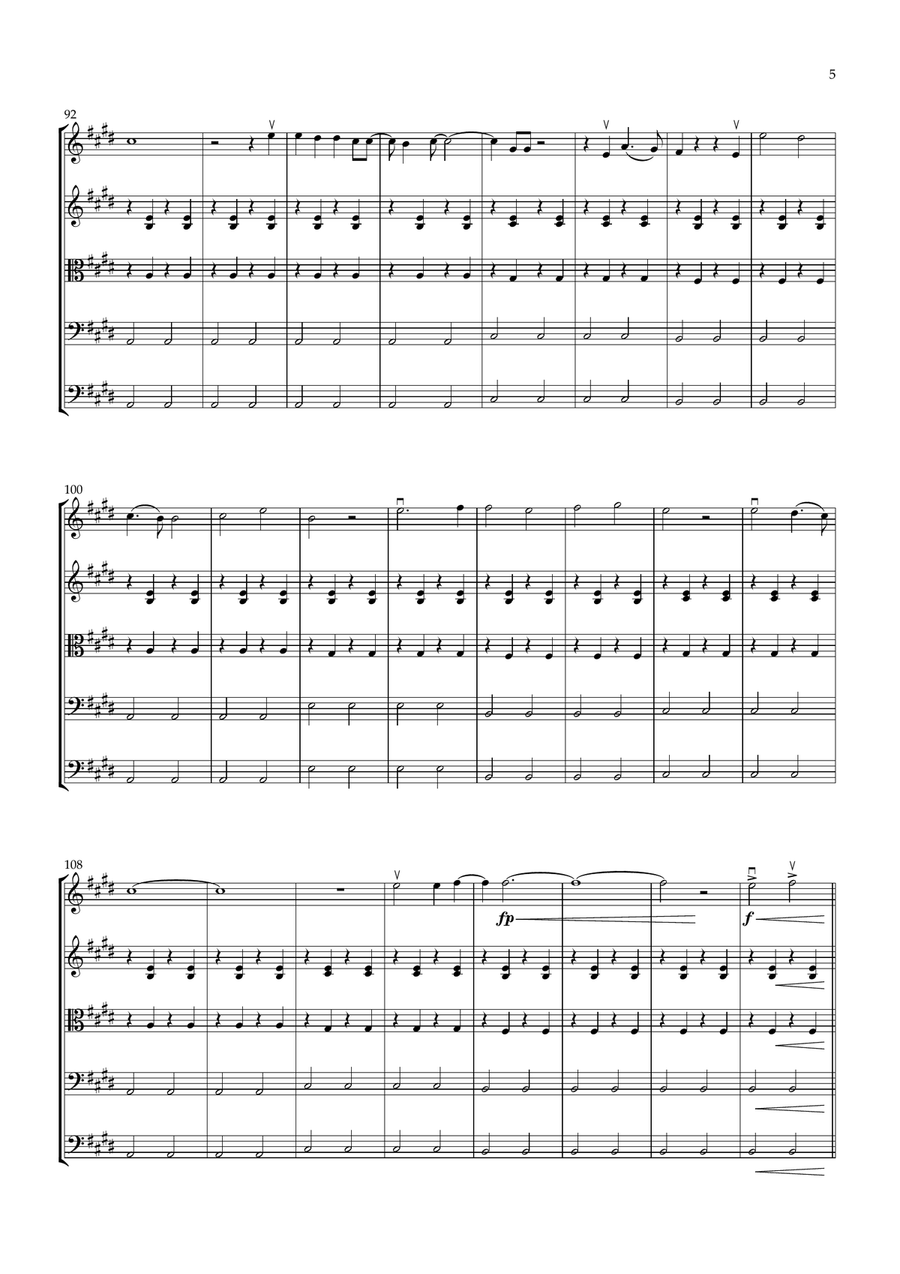 From Now On From Now On String Orchestra scores gallery preview page 5
