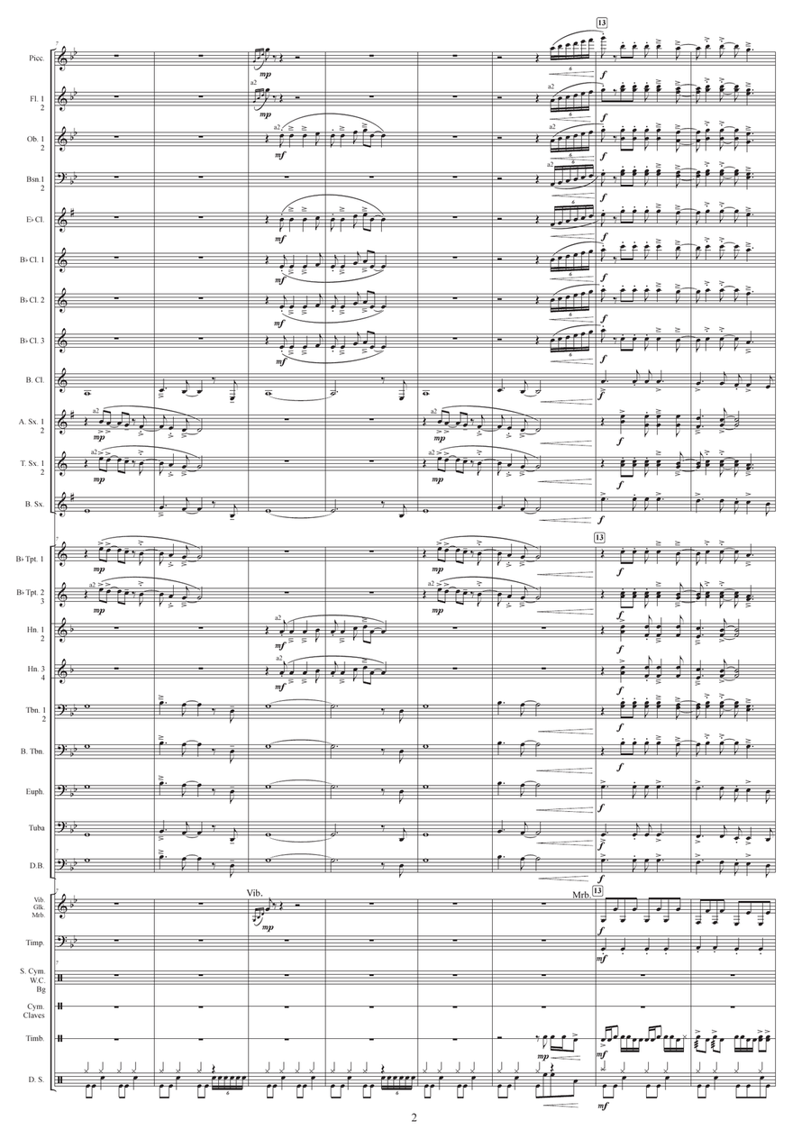 Until It Sleeps Concert Band scores gallery preview page 2