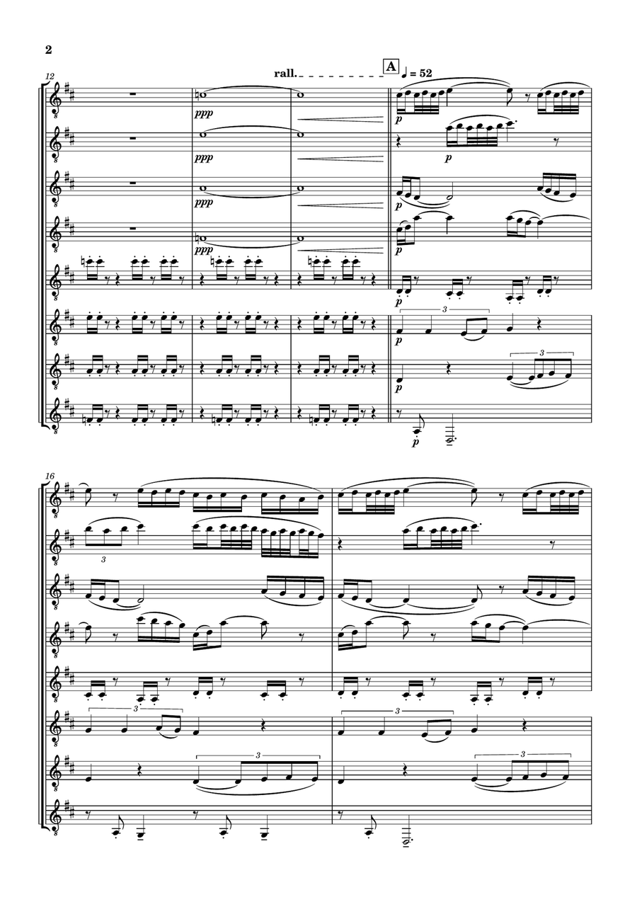 The Chaos of Emotions The Chaos of Emotions Woodwind Ensemble scores gallery preview page 2