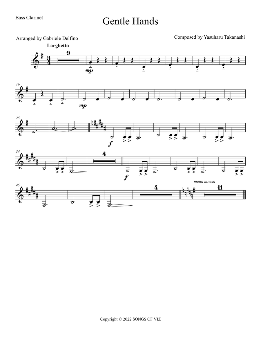 Gentle Hands Gentle Hands Full Orchestra scores gallery preview page 6