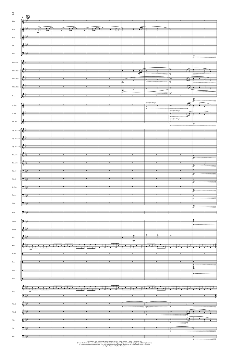 A Million Dreams A Million Dreams Concert Band scores gallery preview page 2