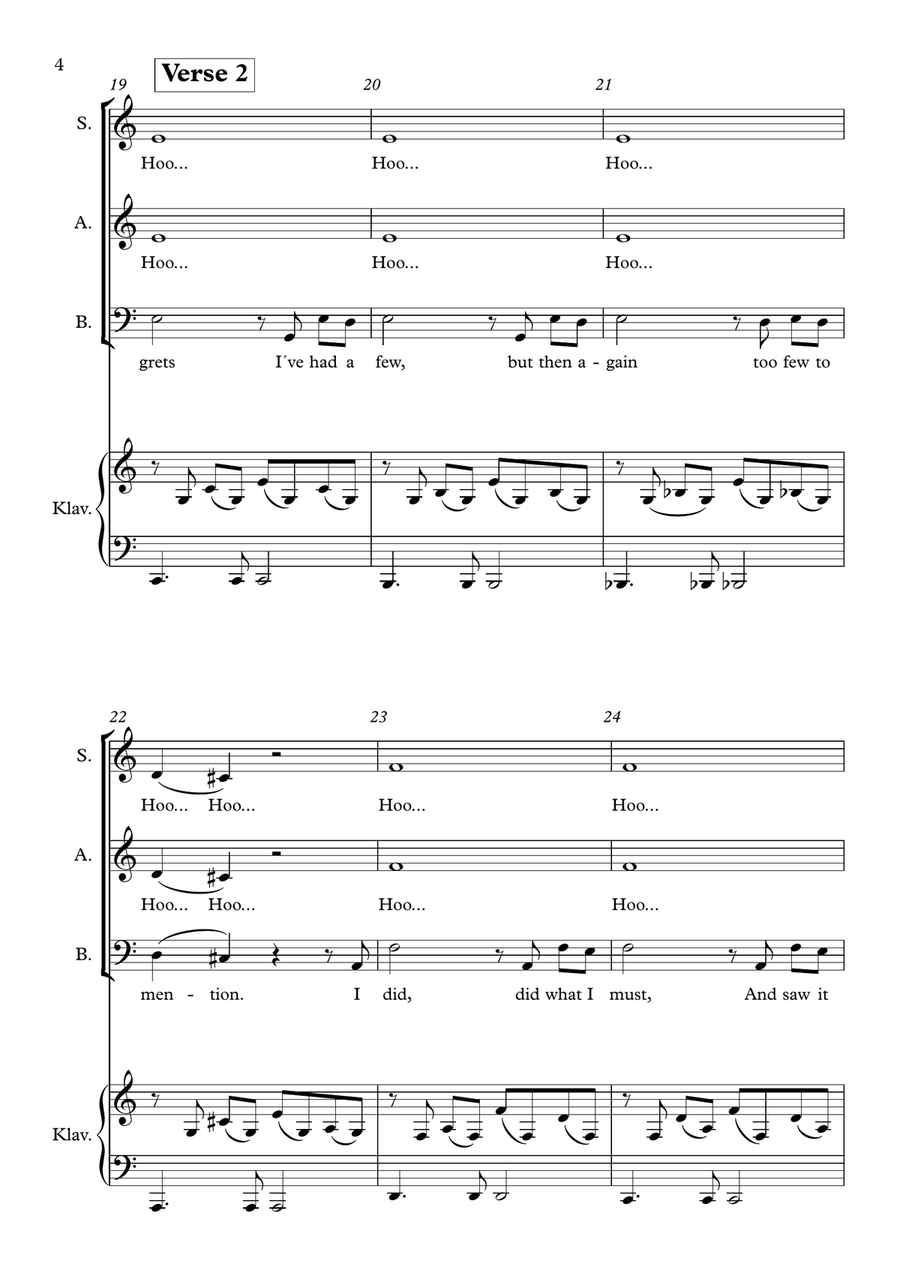 My Way My Way 3-Part scores gallery preview page 4