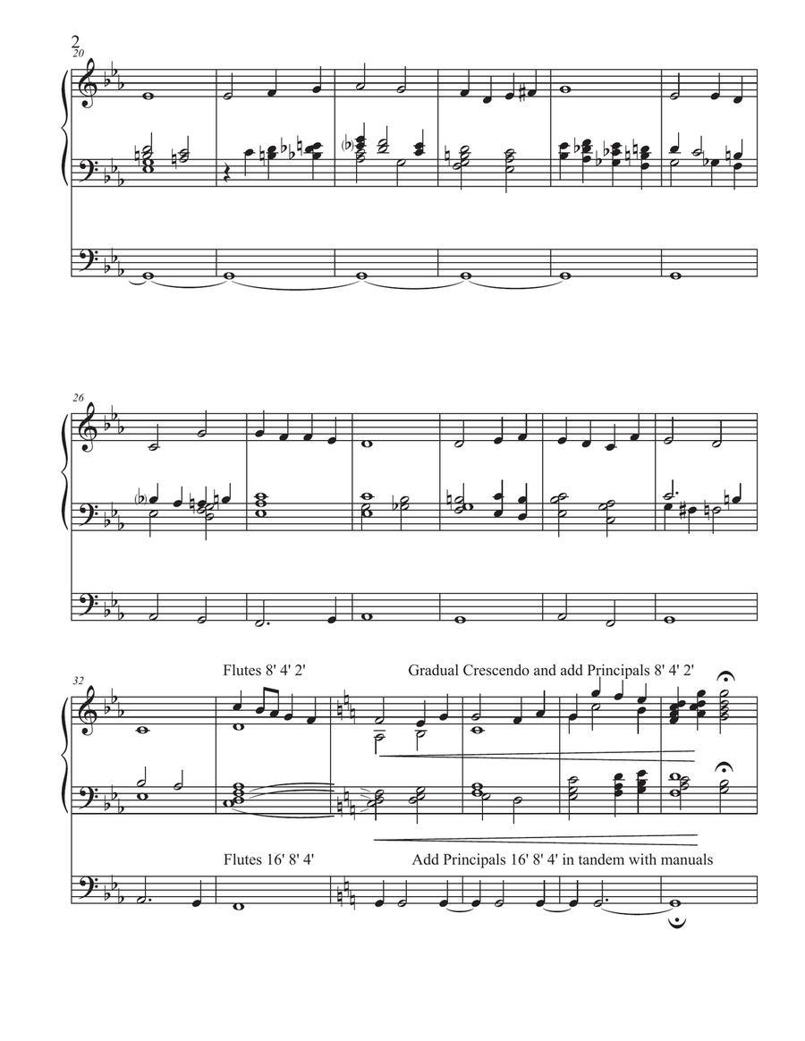 Abide With Me Abide With Me Organ Solo scores gallery preview page 2
