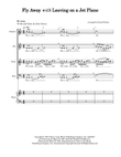 Medley: Fly Away with Leaving On A Jet Plane