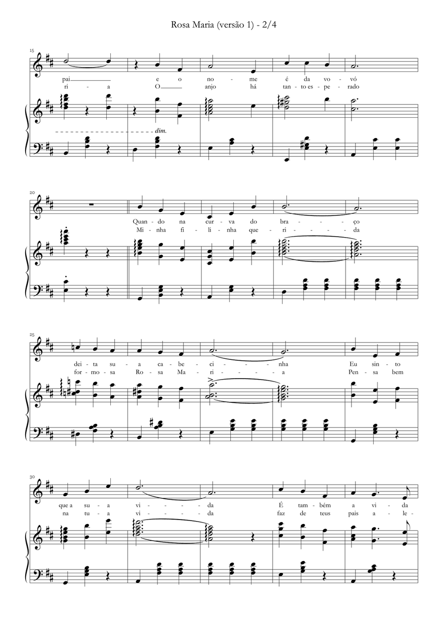 ROSA (Chiquinha Gonzaga) Chamber Music scores gallery preview page 2