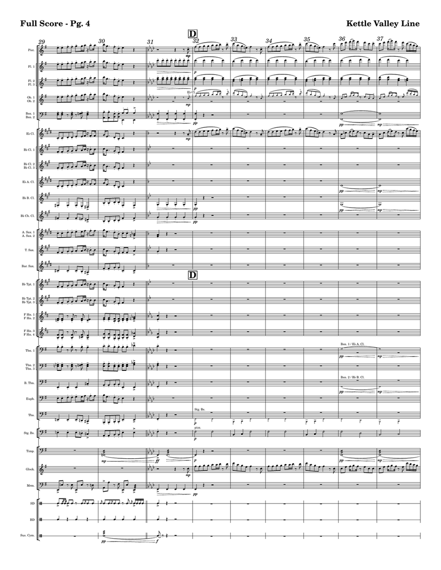 Kettle Valley Line Concert Band scores gallery preview page 4