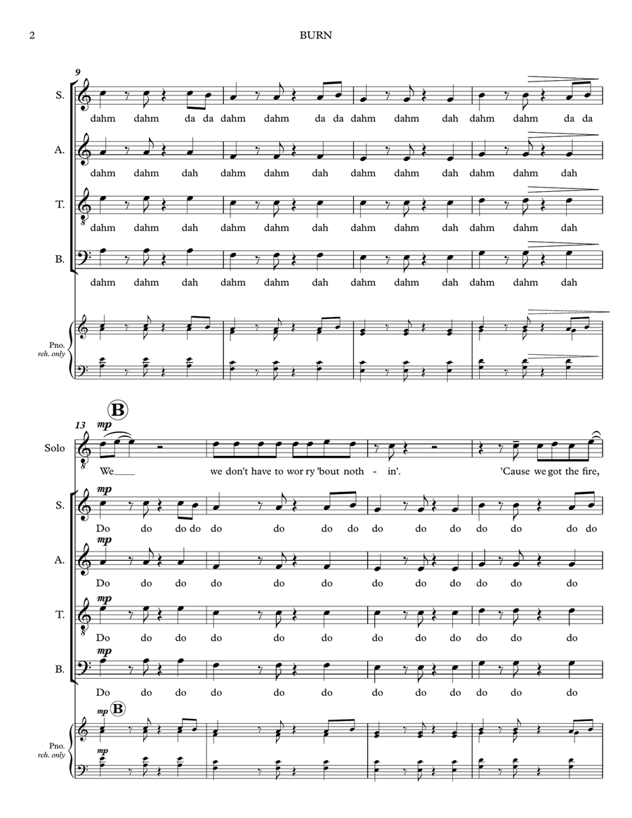 Burn 4-Part scores gallery preview page 2