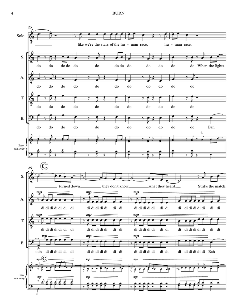 Burn 4-Part scores gallery preview page 4