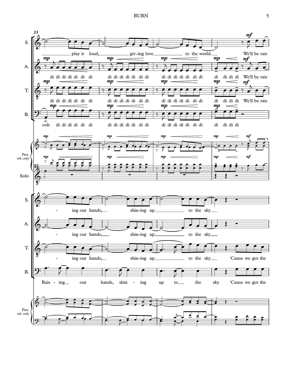 Burn 4-Part scores gallery preview page 5