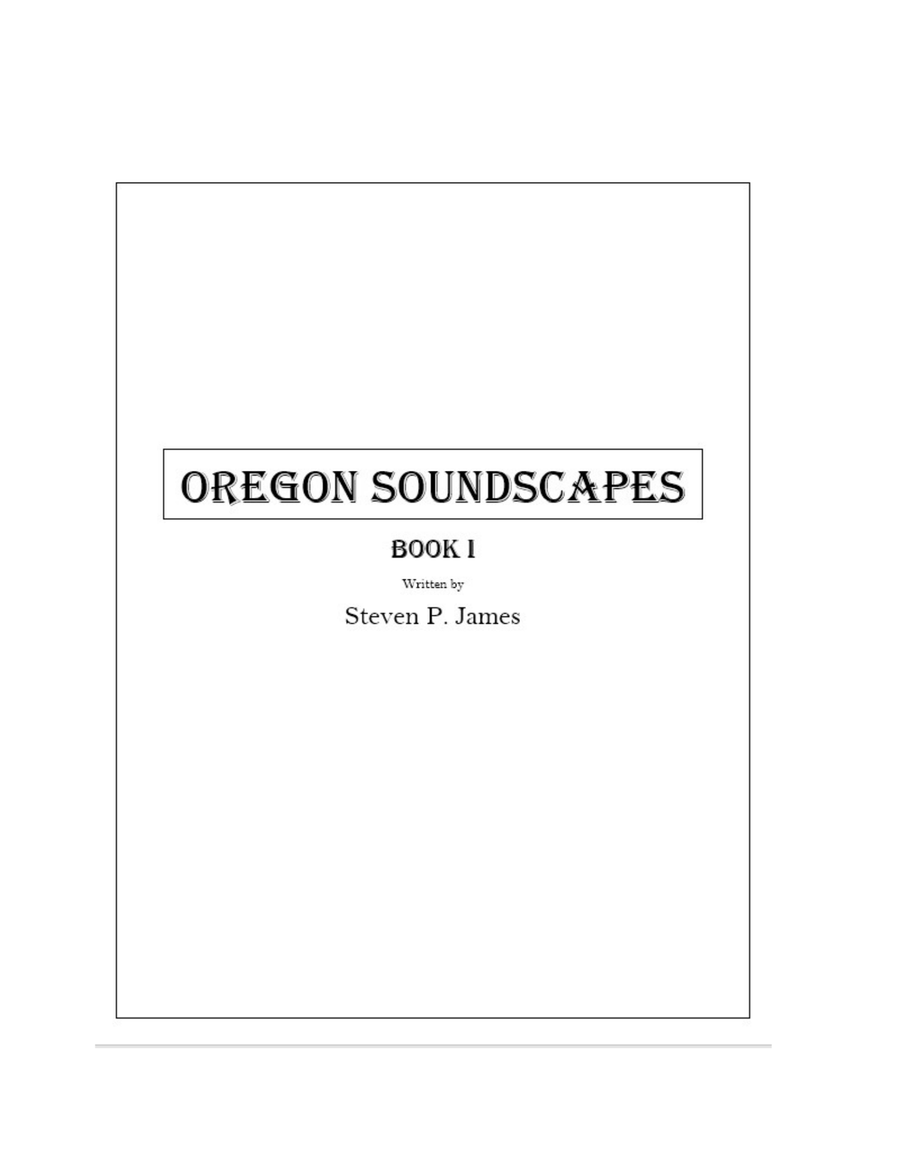 Oregon Soundscapes - Book I Piano Solo scores gallery preview page 1