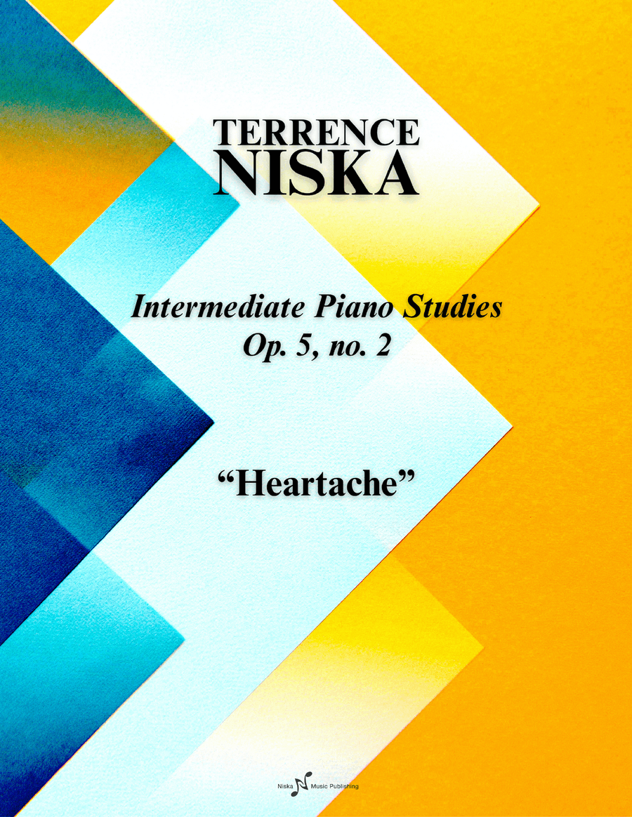 Prelude Op. 5, No. 2: Heartache Piano Solo scores gallery preview page 1