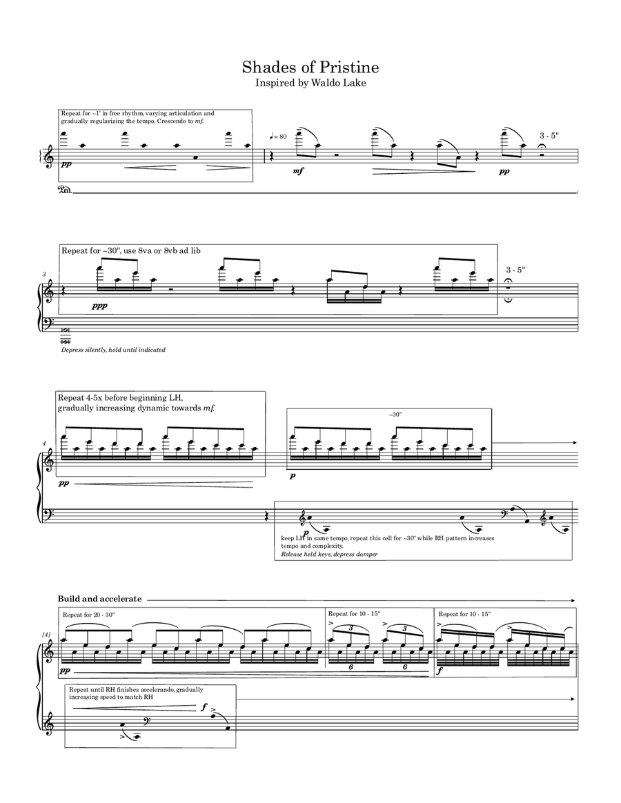 Shades of Pristine Piano Solo scores gallery preview page 1