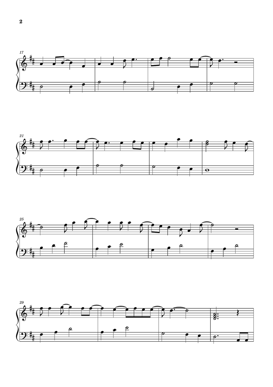 Let It Be Easy Piano scores gallery preview page 2