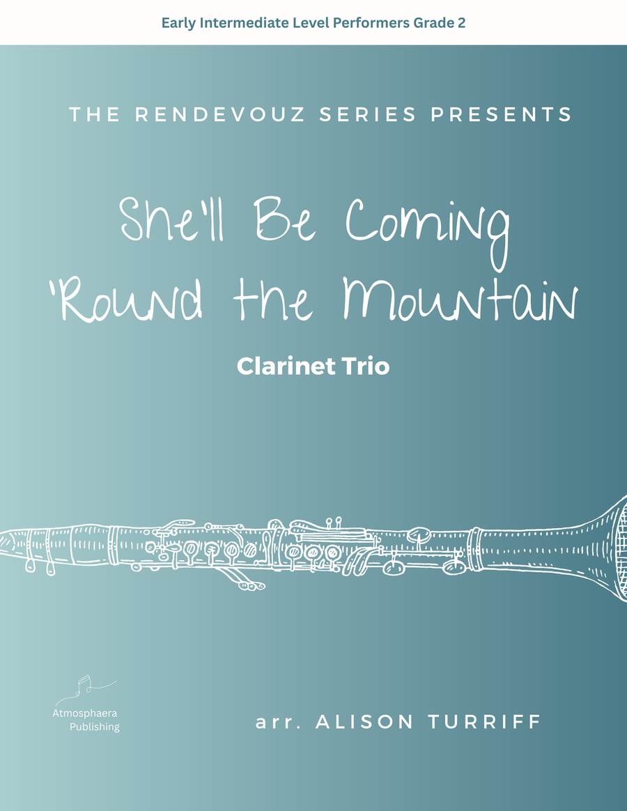 She'll Be Coming 'Round the Mountain for 3 clarinets (with optional chalumeau solo) Clarinet Trio scores gallery preview page 1