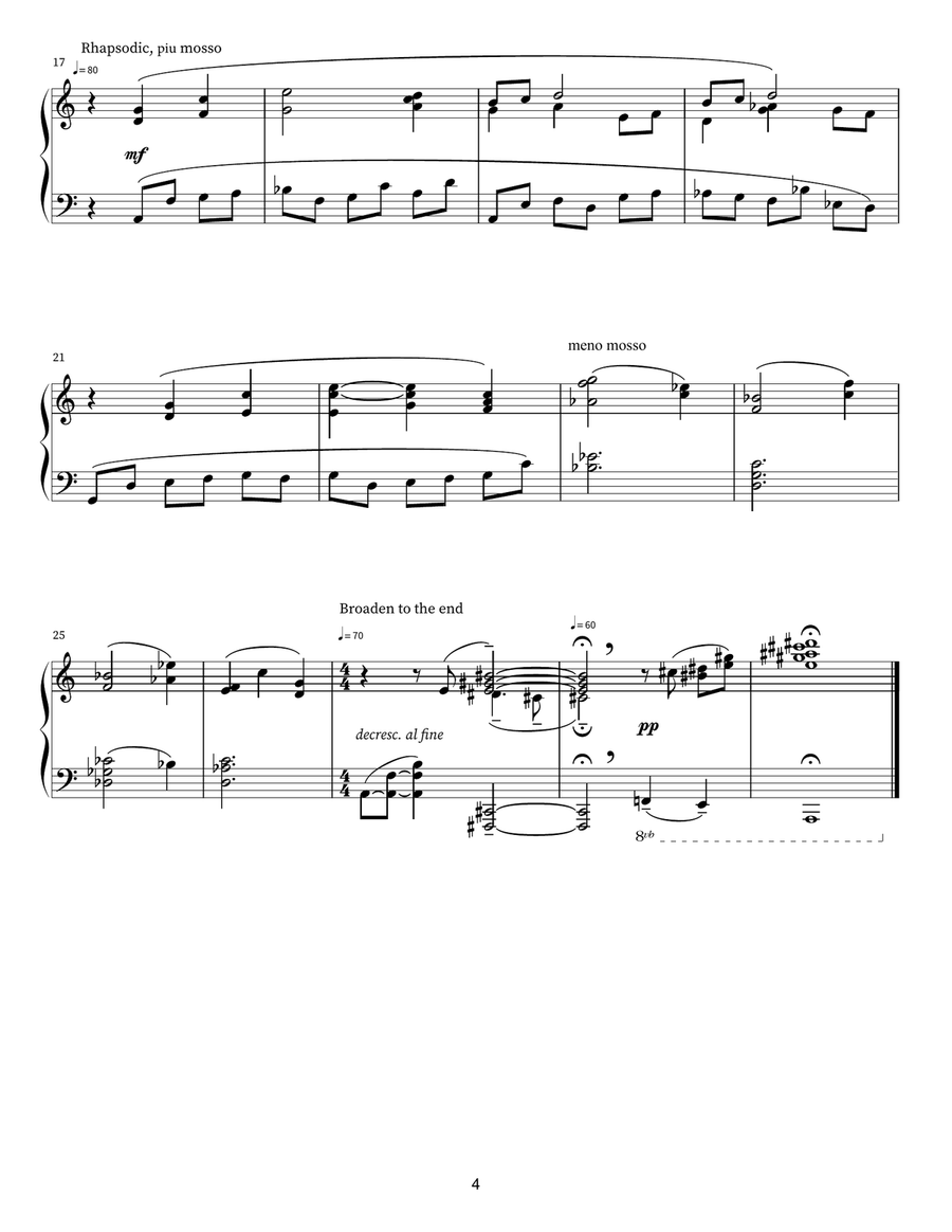 Three Preludes Three Preludes Piano scores gallery preview page 5