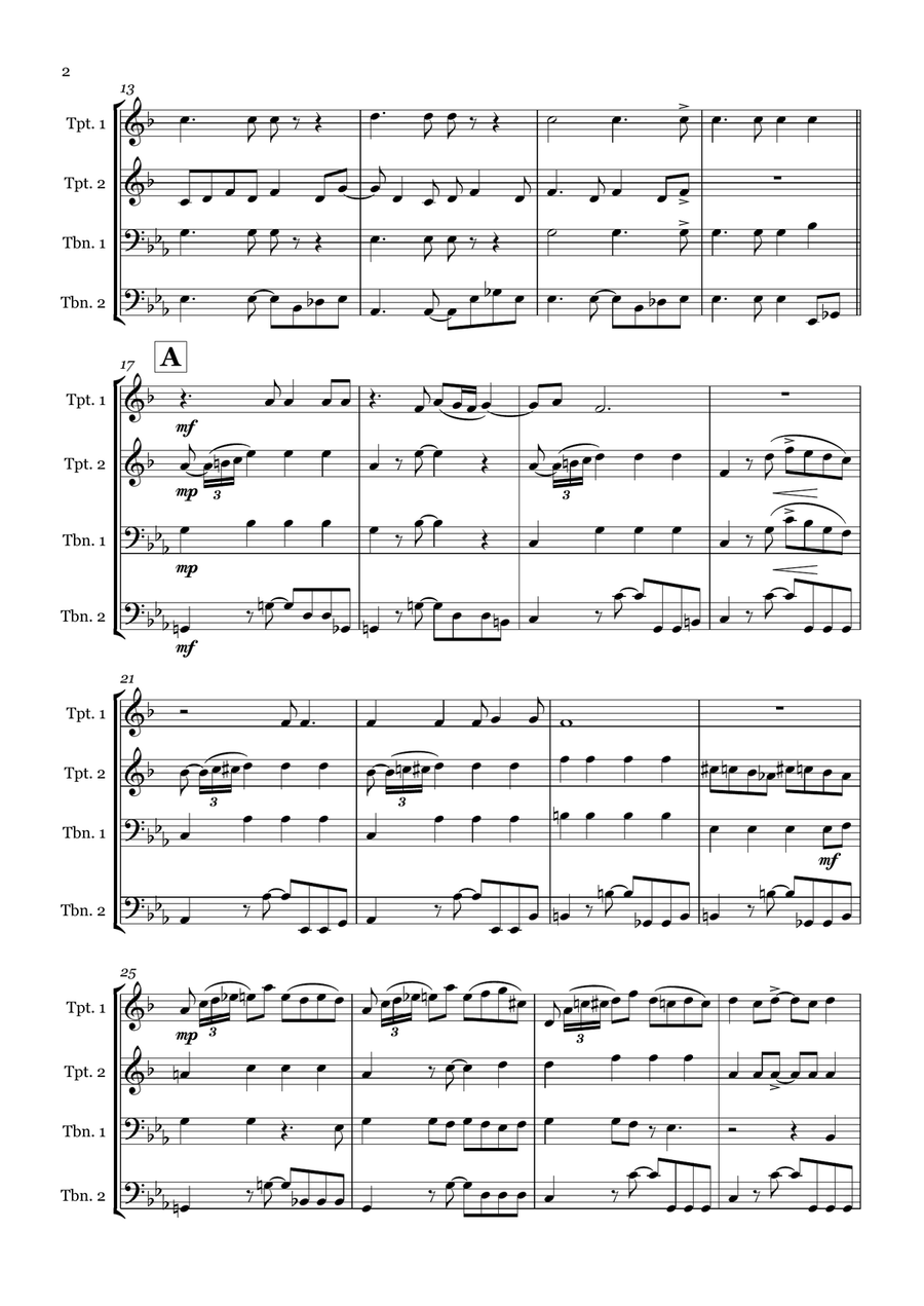 Rehab Rehab Brass Quartet scores gallery preview page 2