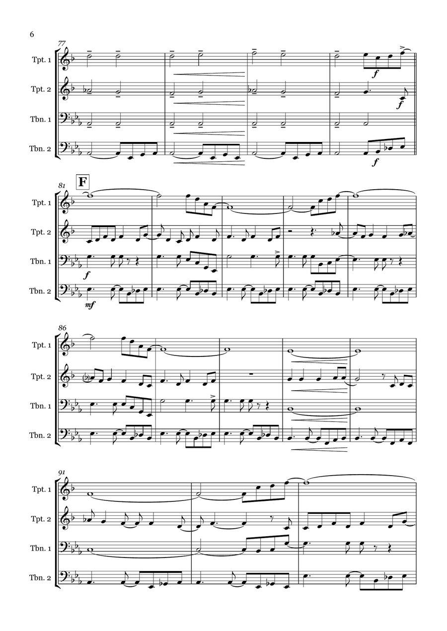 Rehab Rehab Brass Quartet scores gallery preview page 6