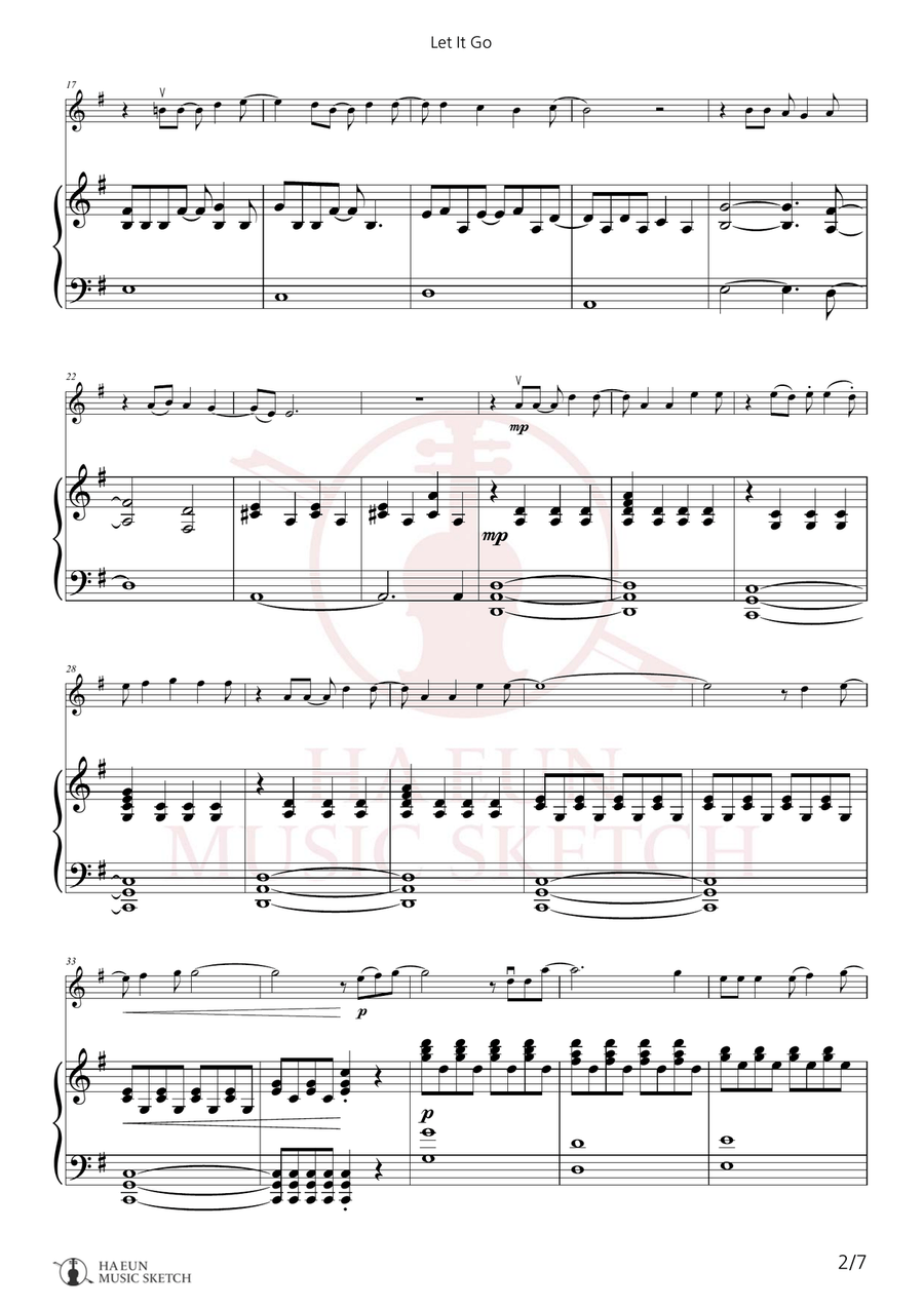 Let It Go Chamber Music scores gallery preview page 2