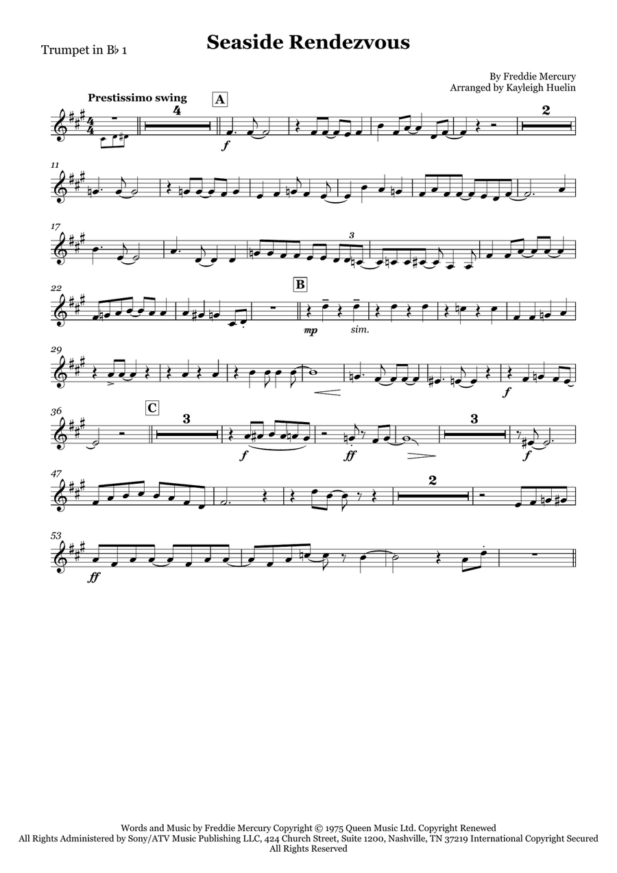 Seaside Rendezvous Seaside Rendezvous Brass Quartet scores gallery preview page 6