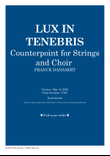 Lux In Tenebris - Score Only