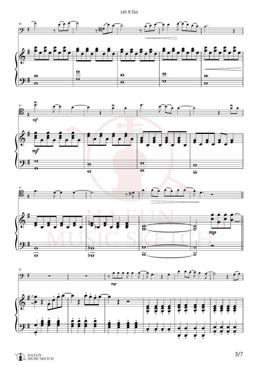 Let It Go Chamber Music scores gallery preview page 3