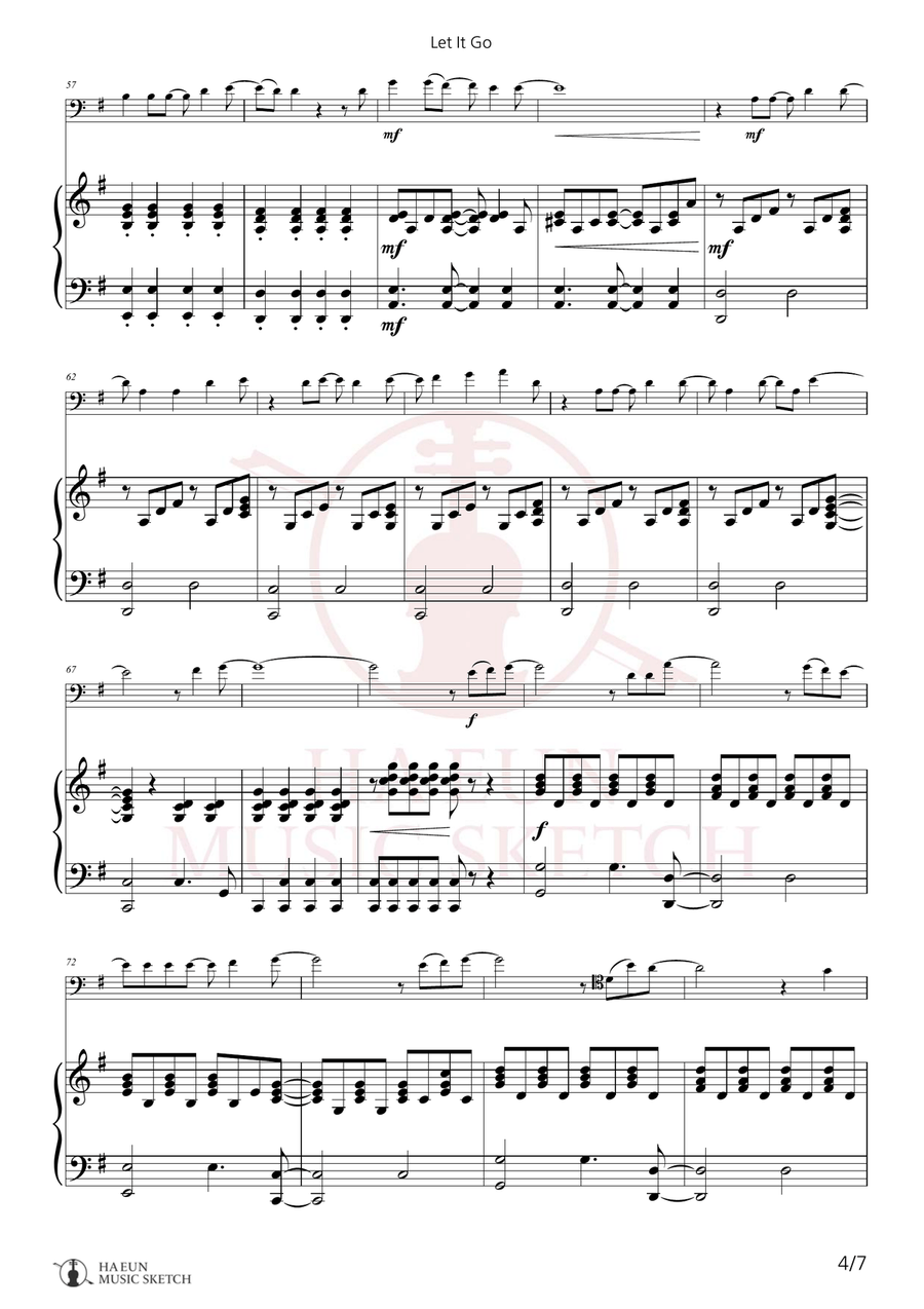 Let It Go Chamber Music scores gallery preview page 4