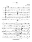 Robert Parsons Ave Maria arranged for string sextet or string orchestra