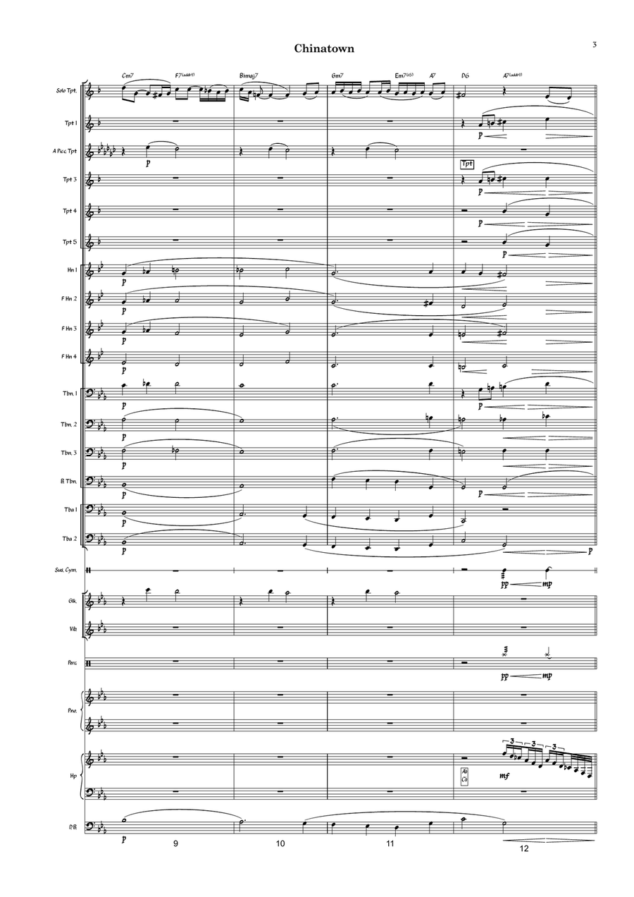 Chinatown Chinatown Jazz Ensemble scores gallery preview page 3