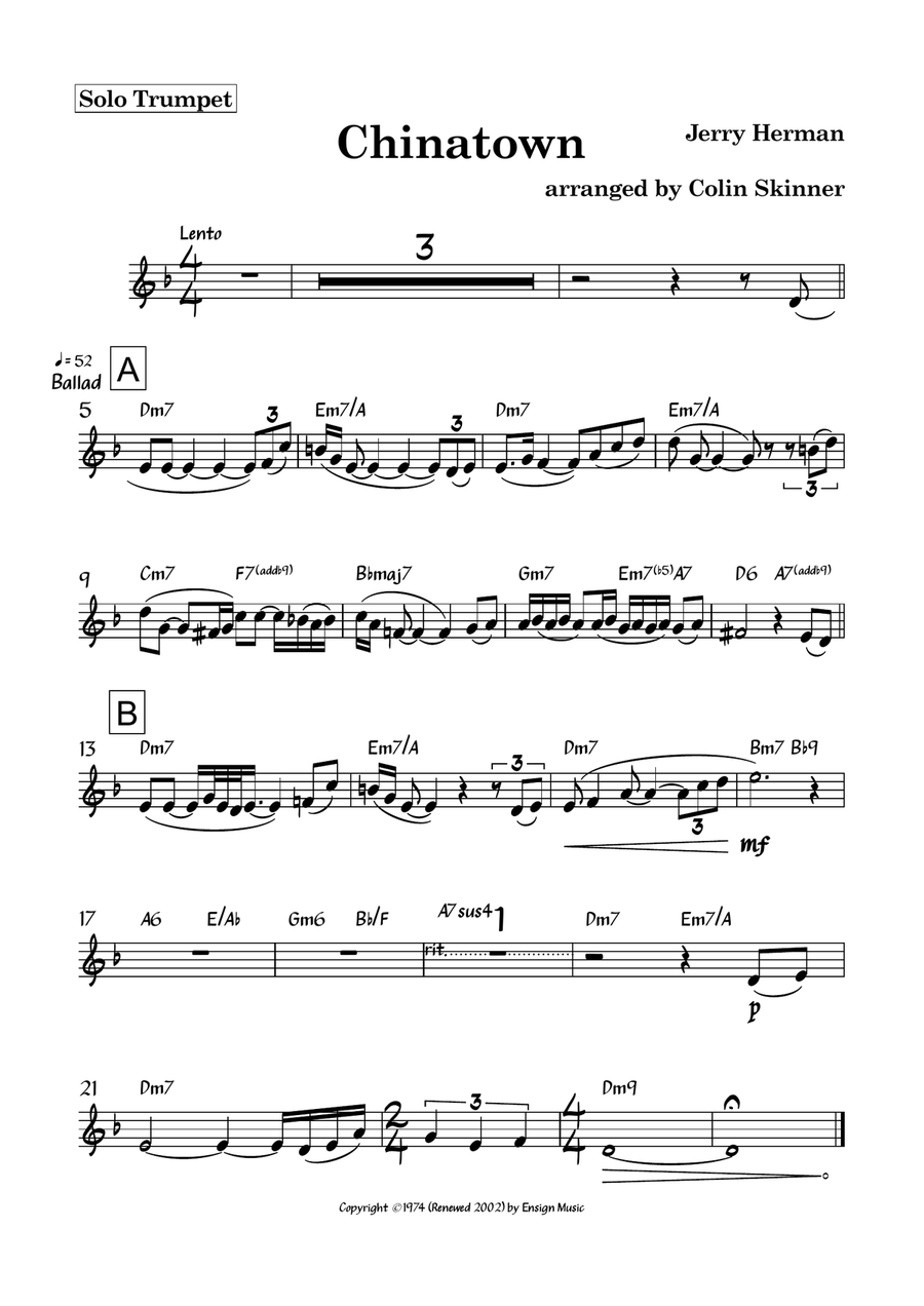 Chinatown Chinatown Jazz Ensemble scores gallery preview page 6