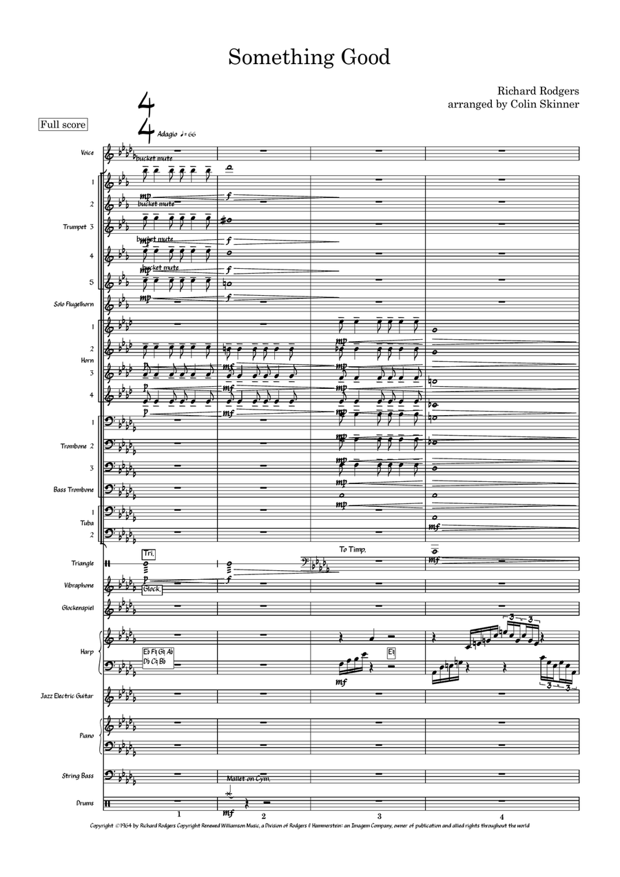 Something Good Something Good Jazz Ensemble scores gallery preview page 1