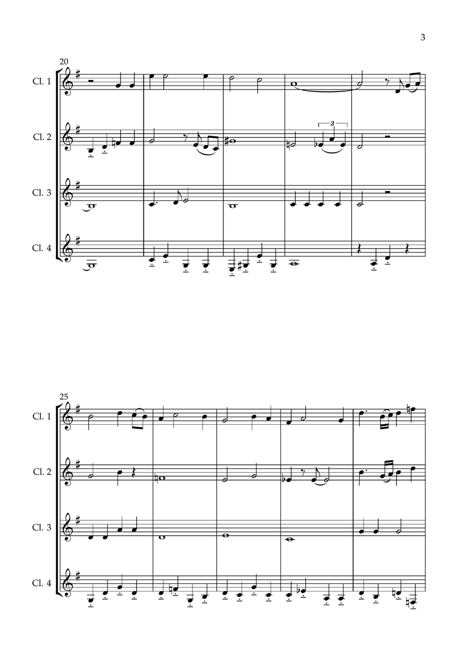 The Nearness Of You Woodwind Quartet scores gallery preview page 3