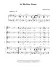In Illo Uno Unum (Vocal solo with SATB)