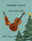 Sussex Carol, for Violin and Cello