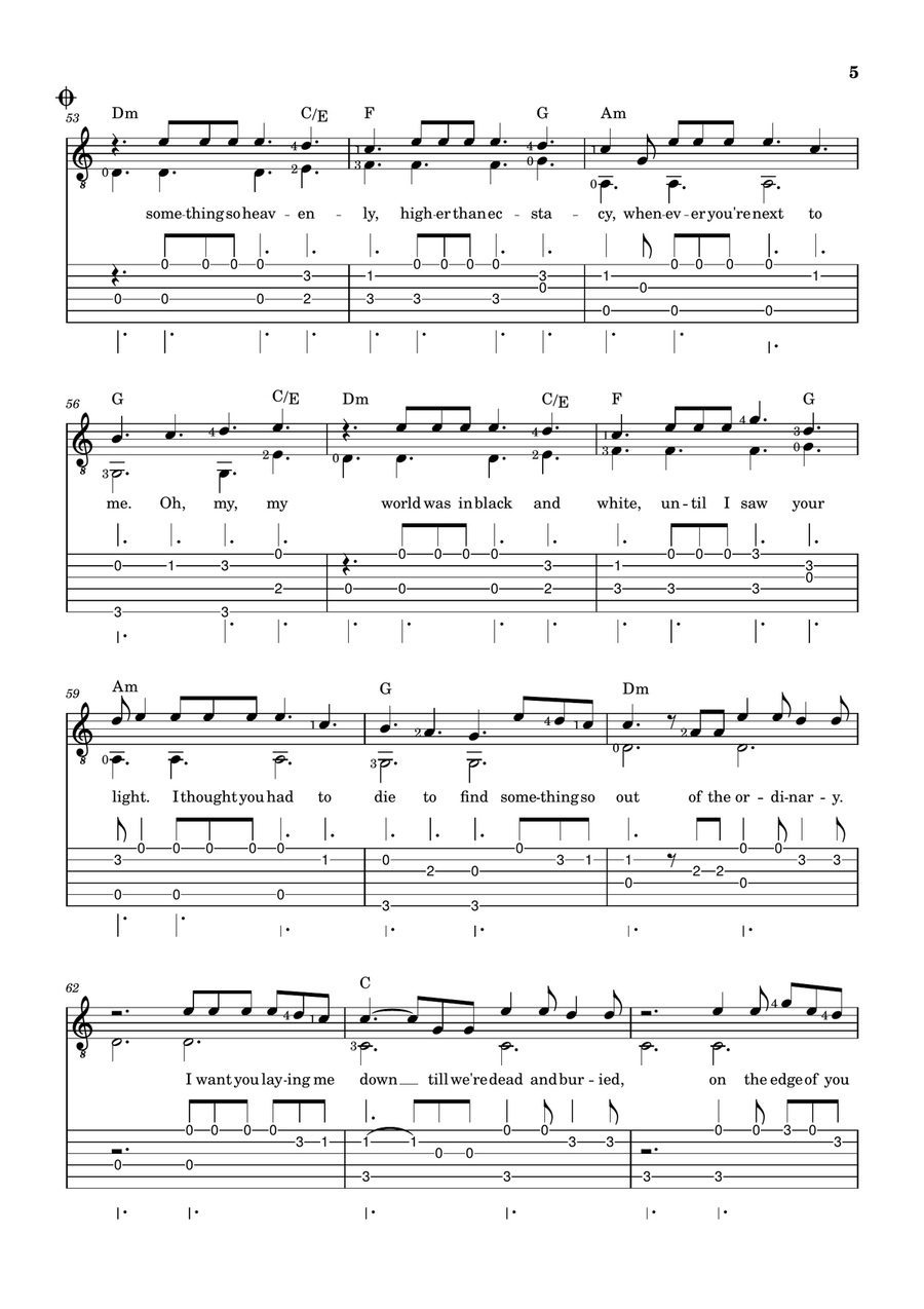 Ordinary Ordinary Acoustic Guitar scores gallery preview page 5